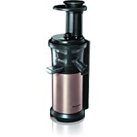 Panasonic MJ-L500NXE - Exprimidor de velocidad lenta (motor de alta eficiencia 150 W- 45 rpm a baja velocidad- accesorio…